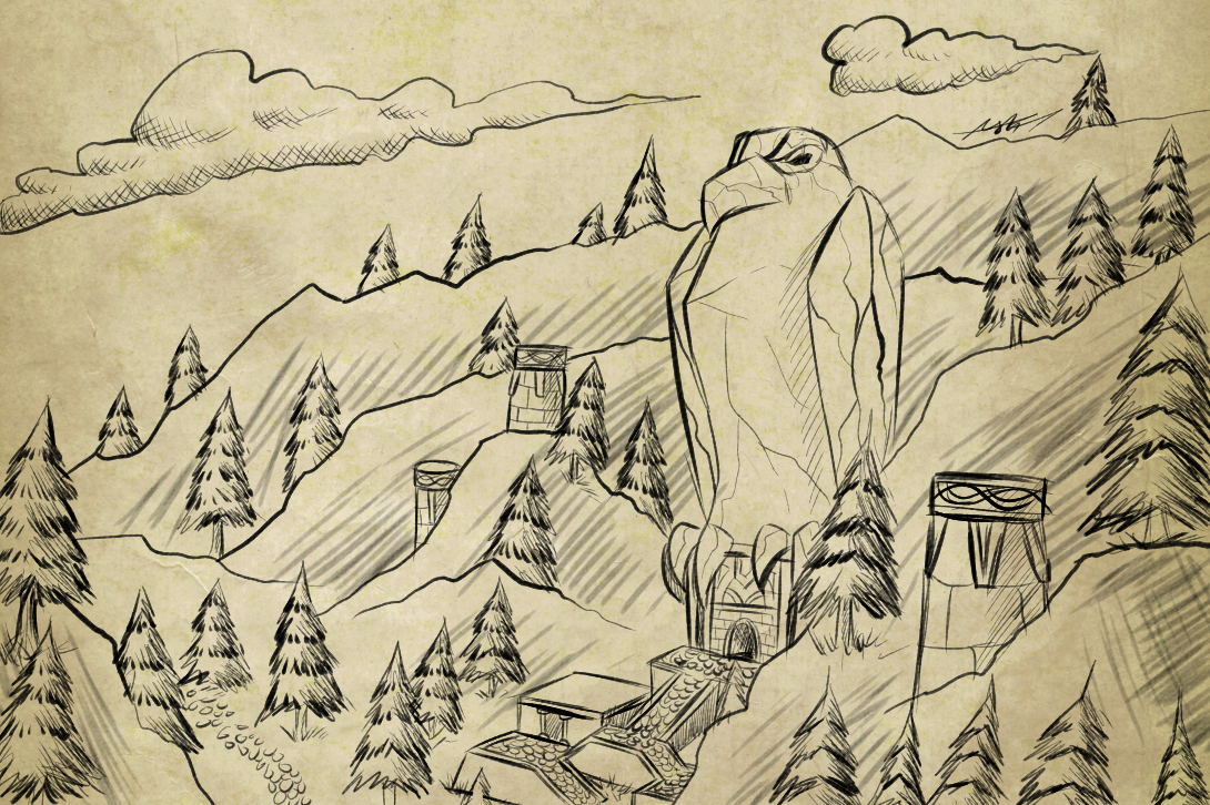 Aerie Peak sketch